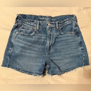 American Eagle Outfitters Distressed Blue Jean Shorts